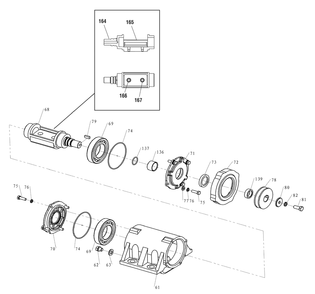 Part Location Diagram of 700571 Murray Eccentric Rotator Assembly